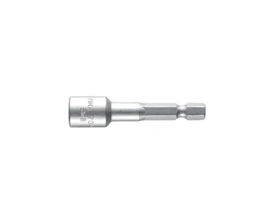 Obrázok produktu pre Wiha 04640, 1 kusov, Šesťhranný, 76,2 / 8 mm (3 / 8"), Chrómovo-vanádová oceľ, Nerezová oceľ, 55 mm