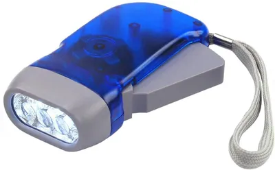 Image de Lampe de poche dynamo avec 3 LED, fonctionne sans piles