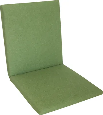 Produktbild von Herlag Sunny Niedriglehner-Auflage 103x50x4 cm – wetterfest, wasserfest & UV-beständig – waschbarer Bezug mit Reißverschluss – Oliv