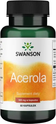 Productafbeelding van Swanson acerola 500 mg 60 capsules 7458