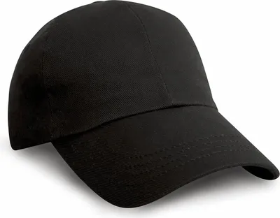Produktbild von Result Baseball Kappe mit niedrigem Profil BC961 (Einheitsgröße) (Schwarz)