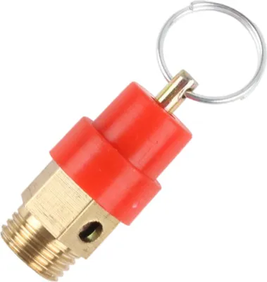 Produktbild von Sicherheitsventil Druckluftkompressor 115PSI G1/4 Zoll Überdruckventil Druckbegrenzer Messing Rot Kappe