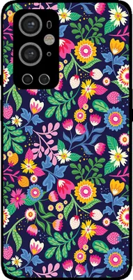 Produktbild von Smartphonica Handyhülle Geeignet für OnePlus 9 Pro mit  blumendruck - TPU Rückseite Abdeckung Fall Blumendesign