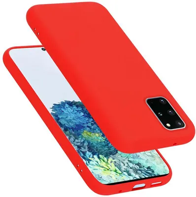 Produktbild von Cadorabo Schutzhülle für Samsung Galaxy S20 PLUS Hülle in Rot Handyhülle Case Cover TPU Etui