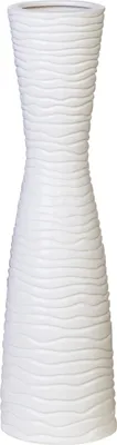 Zdjęcie produktu dla Gilde Vase, "Tamera", Keramik, weiß, VE 1, H. 77 cm, D. 16 cm  96966