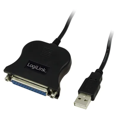 Zdjęcie produktu dla Logilink | Adapter równoległy | Adapter USB do DSUB-25