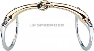 Produktbild von Sprenger Dynamic RS Olivenkopfgebiss m. D-förmigem Ring 16 mm einf. gebr. Sensogan, Größe:135 mm