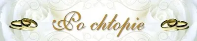 Produktbild von Hochzeitskennzeichen 50x11,5 cm, 1 Stück TK18