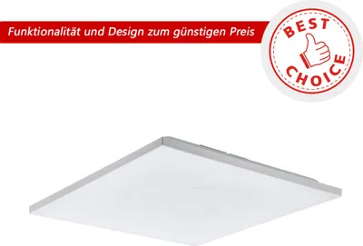 Produktbild von Eglo 75614 CALEMAR LED Wand-/Deckenleuchte 19W 437x437mm Weiss Neutralweiss