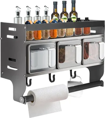 Produktbild von Hängendes Kräuterregal - platzsparend - Set von 1 - Aluminium - lebensmittelechter Kunststoff