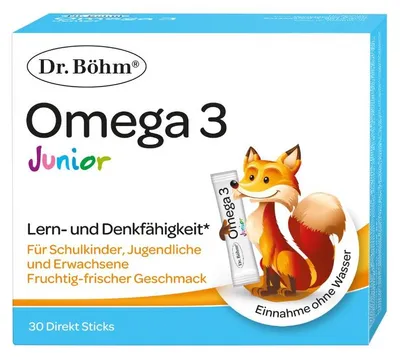 Obrázek produktu pro Dr. Böhm Omega 3 Junior, 30 sáčků