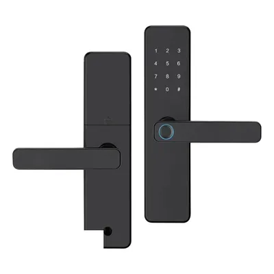 Produktbild von Fingerabdruck Türschloss K11 WLAN Smart Lock App Code Karte Schlüssel schwarz