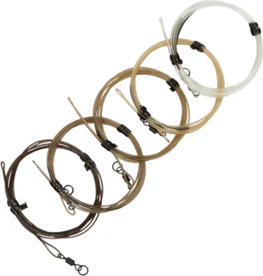 Produktbild von Korda Dark Matter Leader Size 8 Ring Swivel 100cm 30lb - Karpfenleader, Farbe:Clear