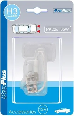 Image de Ampoule de voiture 12V 55W PK22s H3 sous blister