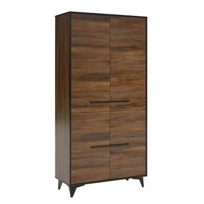 Obrázok produktu pre Policová skriňa 91 cm BIBLIS - orech