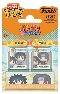 Produktbild von Naruto Bitty POP! Vinyl Figuren 2er-Pack Sasuke & Itachi 2 cm