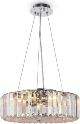 Produktbild von Kristall-Deckenlampe Recinto von Maytoni - 6-flammig, chrom, E27, dimmbar