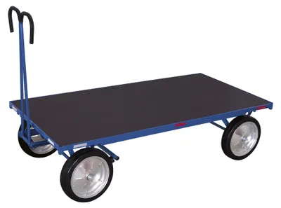 Produktbild von VARIOfit Handpritschenwagen ohne Bordwand mit Vollgummibereifung, bis 1250kg Traglast 1200x800mm