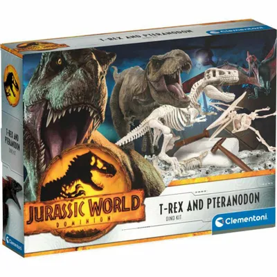 Obrázok produktu pre Clementoni Jurský svet 3 - Súprava na vykopávky T-Rex a Triceratops