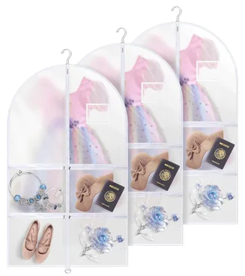 Image de Sac à vêtements pliable pour les voyages et la danse, 101,6 cm (3 pièces)