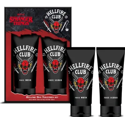 Produktbild von Stranger Things Hellfire Club Geschenkset – Gesichtsreinigungsset 2 x 150 ml