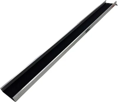 Produktbild von TRUTZHOLM 1x Auffahrschiene 183 cm 50 kg Alu grau starr Anti-Rutsch Beschichtung E-Bike kleine Mofas