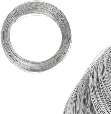 Produktbild von 1 m/5 m/10 m 304 Edelstahldraht, einzelner Heller Edelstahldraht, Durchmesser 0,02–3,0 mm (Color: Silver, Size: 0.03mmx5m)