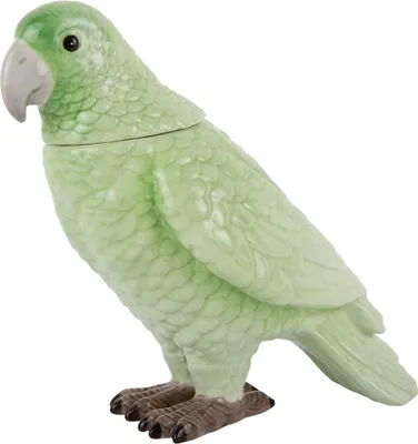 Produktbild von Present Time - Vorratstopf Bird - Sanftes Grün - 22.5x11.8x20.7cm
