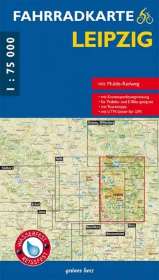 Obrázok produktu pre Cyklistická mapa Lipska