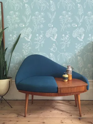 Produktbild von Coloray Fototapete 416x254 cm Vlies-Fototapete - Blumenkontur