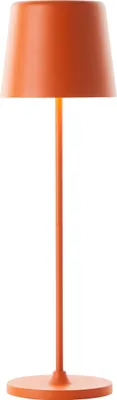 Produktbild von BRILLIANT Portable LED Außen Tischlampe Kaami | Höhe: 37 cm | 2W 310 lm 3000K | dimmbar über Touchdimmer | aufladbar über USB | orange