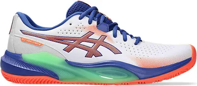 Produktbild von Asics Padel Shoes 1041A511-100 in WHITE/VIVID CORAL color size 46