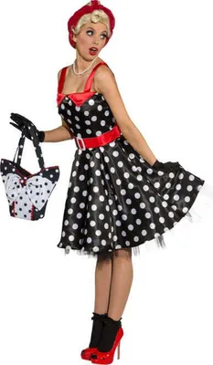 Produktbild von 50er Jahre Rock ´n´Roll Kleid Damenkostüm