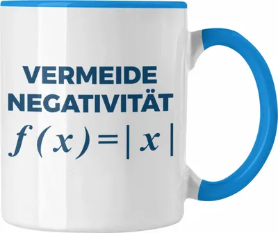 Produktbild von Trendation - Mathelehrer Tasse Mathematiker Physik Tassen Spruch Lustig Kaffeetasse Physiker Geschenk Mathestudent (Blau)