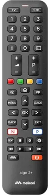 Immagine prodotto di Meliconi Algo 2+ telecomando IR Wireless DVD/Blu-ray, TV, Sintonizzatore TV Pulsanti