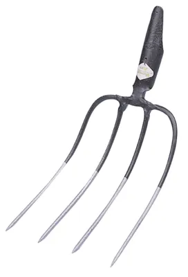 Produktbild von Dunggabel m. Federd. o. Stiel 4 Zinken 33 x 25 cm