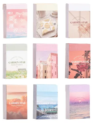 Image de Lot de 450 autocollants washi pour scrapbooking, idéal pour les carnets Bullet Journal et les albums photos. Contient 9 ensembles