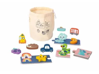 Obrázok produktu pre Senzorické pexeso a puzzle