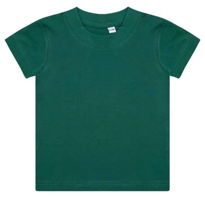 Produktbild von Larkwood - T-Shirt Rundhalsausschnitt für Baby LT5937 (104) (Flaschengrün)