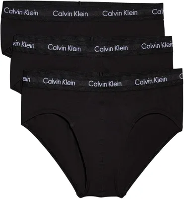 Zdjęcie produktu dla Calvin Klein męskie slipy biodrówki 3-pack, czarny M