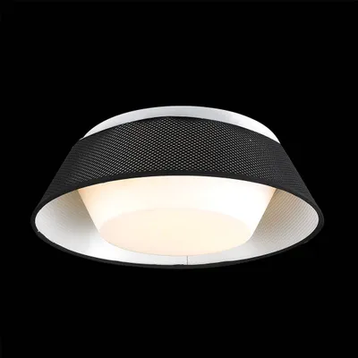 Obrázek produktu pro Stropní svítidlo TORES 2xE27/40W, černá/opálová L Ø 380, V: 115, stmívatelné