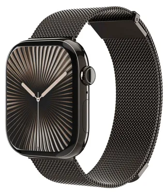 Produktbild von Vonmählen Milanese Loop 2 - Armband für Apple Watch 40 / 41 / 42mm, Granite Grey