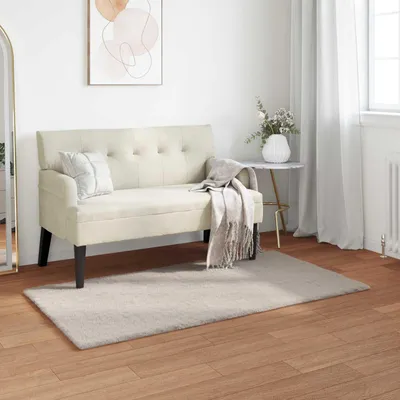 Produktbild von vidaXL Rutschfester Teppich aus Kunstkaninchenfell OLITE Beige