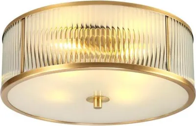 Zdjęcie produktu dla Brass Ionic - plafon kryształowy 60cm złoty