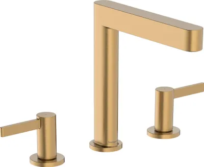 Immagine prodotto di hansgrohe Finoris robinetterie de lavabo 3 trous 160 avec vidage Push-Open, portée 169mm, 76034140, 76034140