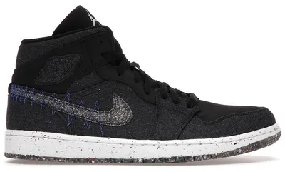 Productafbeelding van Jordan 1 Mid Crater, zwart - EU maat 43