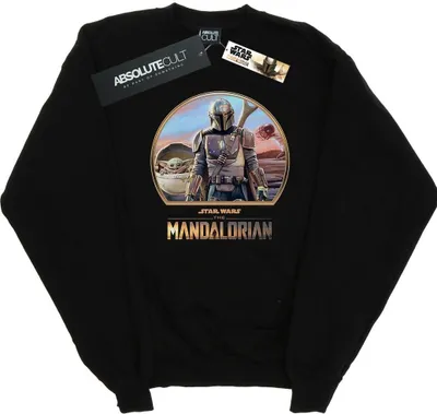 Produktbild von Star Wars - "The Mandalorian And The Child" Sweatshirt für Herren BI46404 (L) (Schwarz)