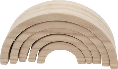 Produktbild von Holz-Regenbogen, 5-tlg., Kiefernholz