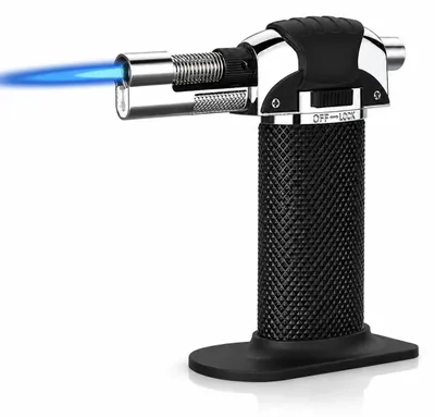 Produktbild von Flambierbrenner Bunsenbrenner Mini Gasbrenner Sturmflamme Crème-Brûlée Feuerzeug