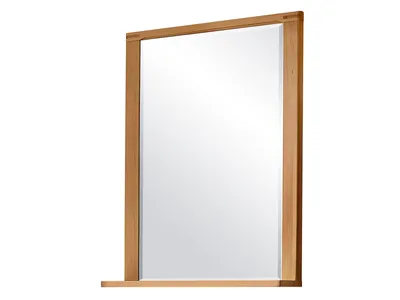 Image de Wandspiegel >Nature Plus< in Kernbuche - 74x93x15cm (BxHxT)